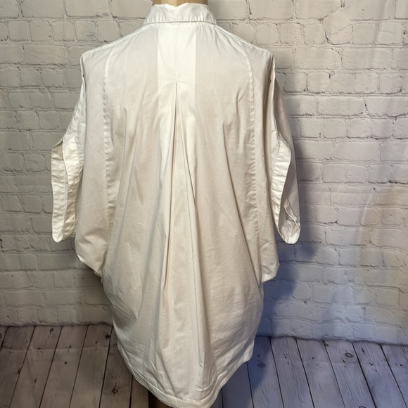 BCBGMaxAzria White Button Down Shirt - Picture 6 of 6
